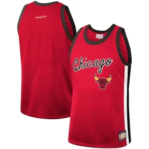 Increíble Chicago Bulls Hardwood Classics Team Heritage Fashion Jersey Red