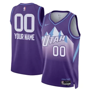 Increíble Chulo Utah Jazz Nike Unisex 2024/25 Custom Swingman Jersey City Edition Purple