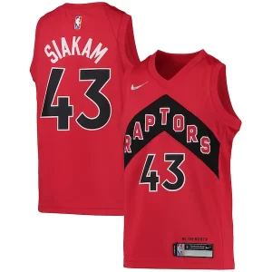 Increíble Elegante Sofisticado Pascal Siakam Toronto Raptors Nike Youth 2021/22 Diamond Swingman Jersey Icon Edition Red