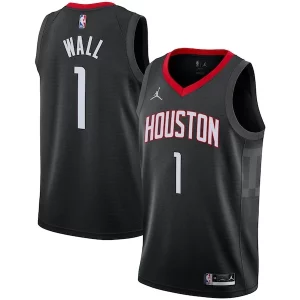 Increíble Fácil de llevar John Wall Houston Rockets Jordan Brand 2020/21 Swingman Jersey Statement Edition Black