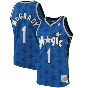 Increíble Fácil de llevar Tracy McGrady Orlando Magic Hardwood Classics Swingman Jersey Blue
