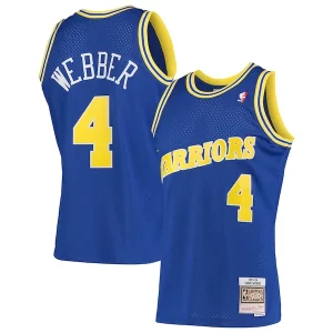 Increíble Hermoso Chris Webber Golden State Warriors 1993/94 Hardwood Classics Swingman Jersey Royal