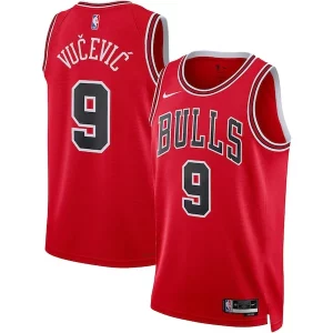 Increíble Hermoso Elegante Nikola Vucevic Chicago Bulls Nike Unisex Swingman Jersey Icon Edition Red