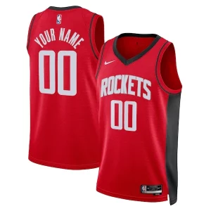 Increíble Houston Rockets Nike Unisex Swingman Custom Jersey Red Icon Edition