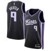 Estupendo Genial Kevin Huerter Sacramento Kings Nike Unisex Swingman Jersey Association Edition Black