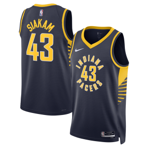 Increíble Pascal Siakam Indiana Pacers Nike Unisex Swingman Jersey Icon Edition Navy