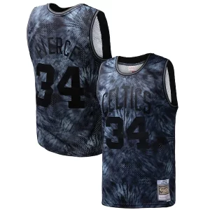 Increíble Paul Pierce Boston Celtics Hardwood Classics 2007/08 Tie Dye Swingman Jersey Black