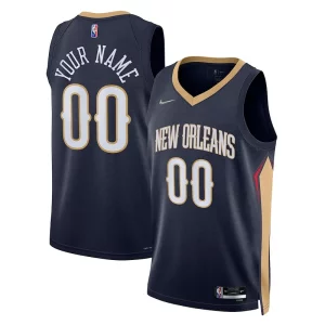 Increíble Resistente New Orleans Pelicans Nike 2021/22 Diamond Swingman Custom Jersey Icon Edition Navy