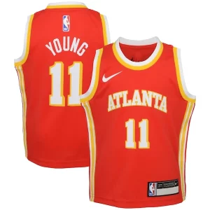 Increíble Trae Young Atlanta Hawks Nike Toddler Swingman Player Jersey Icon Edition Red
