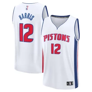 Increíble Único Tobias Harris Detroit Pistons Fast Break Replica Player Jersey Association Edition White