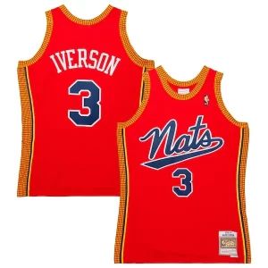 Lujoso Allen Iverson Philadelphia 76ers 2004/05 Hardwood Classics Swingman Jersey Red