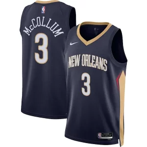 Lujoso C.J. McCollum New Orleans Pelicans Nike Unisex Swingman Jersey Icon Edition Navy