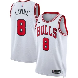 Lujoso Encantador Clásico Zach LaVine Chicago Bulls Nike Unisex Swingman Jersey Association Edition White/Red