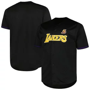 Lujoso Estupendo Chulo Los Angeles Lakers Profile Big & Tall Pop Jersey Black