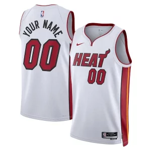 Lujoso Genial Encantador Miami Heat Nike Unisex Swingman Custom Jersey White Association Edition