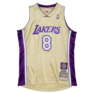 Lujoso Genial Kobe Bryant Los Angeles Lakers Hall of Fame Class of 2020 #8 Authentic Jersey Gold/Purple