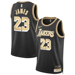 Lujoso LeBron James Los Angeles Lakers Nike Unisex Select Series Swingman Jersey Black