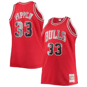 Lujoso Scottie Pippen Chicago Bulls Big & Tall 1997/98 NBA 75th Anniversary Diamond Swingman Jersey Red