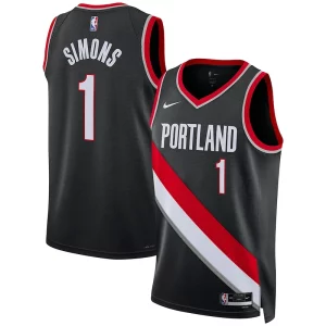 Elegante Anfernee Simons Portland Trail Blazers Nike Unisex Swingman Jersey Association Edition Black
