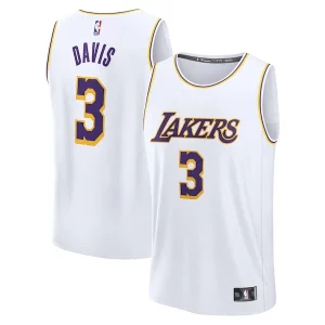Magnífico Bonito Anthony Davis Los Angeles Lakers Youth Fast Break Replica Player Jersey Association Edition White