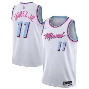 Magnífico Chulo Delicioso Jaime Jaquez Jr. Miami Heat Nike Unisex 2024/25 Swingman Player Jersey City Edition White