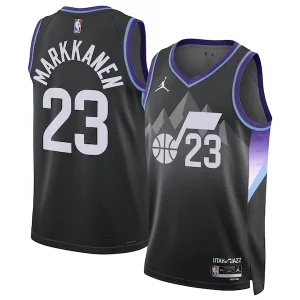 Magnífico Clásico Lauri Markkanen Utah Jazz Jordan Brand Unisex 2024/25 Swingman Jersey Statement Edition Black