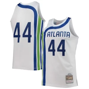 Magnífico Elegante Pete Maravich Atlanta Hawks 1970/71 Hardwood Classics Swingman Jersey White