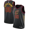 Magnífico Encantador Cleveland Cavaliers Nike Swingman Custom Jersey Black Statement Edition