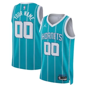 Magnífico Maravilloso Charlotte Hornets Jordan Brand Unisex Swingman Custom Jersey Teal Icon Edition