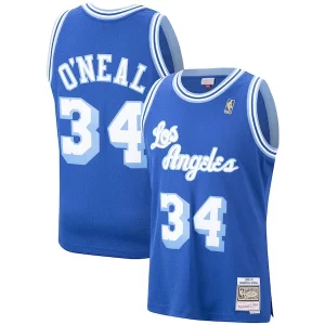 Magnífico Moderno Shaquille O'Neal Los Angeles Lakers Hardwood Classics Swingman Jersey Royal/Purple/Gold