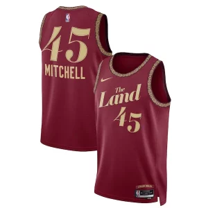 Magnífico Original Ideal Donovan Mitchell Cleveland Cavaliers Nike Unisex 2023/24 Swingman Jersey Wine City Edition