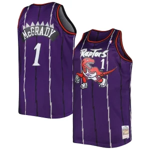 Magnífico Práctico Chulo Tracy McGrady Toronto Raptors Big & Tall Hardwood Classics 1998/99 Swingman Jersey Purple
