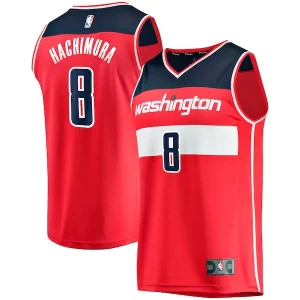 Magnífico Rui Hachimura Washington Wizards Replica Fast Break Jersey Red Icon Edition