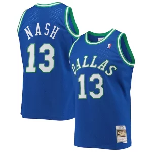 Magnífico Steve Nash Dallas Mavericks 1998/99 Hardwood Classics Swingman Jersey Blue