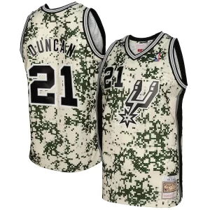 Magnífico Único Tim Duncan San Antonio Spurs 2013/14 Swingman Jersey Camo