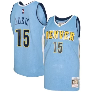 Maravilloso Clásico Nikola Jokic Denver Nuggets 2016/17 Swingman Jersey Light Blue