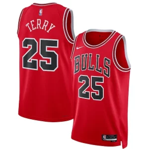 Maravilloso Clásico Práctico Dalen Terry Chicago Bulls Nike Unisex 2022 NBA Draft First Round Pick Swingman Jersey Icon Edition Red