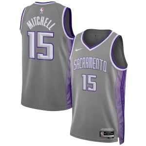 Maravilloso Davion Mitchell Sacramento Kings Nike Unisex 2022/23 Swingman Jersey City Edition Anthracite