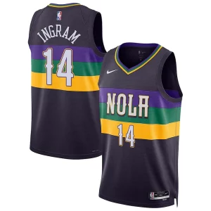 Maravilloso Encantador Brandon Ingram New Orleans Pelicans Nike Unisex 2022/23 Swingman Jersey City Edition Purple