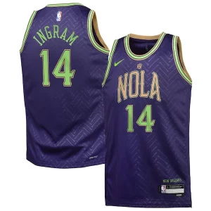 Maravilloso Estupendo Brandon Ingram New Orleans Pelicans Nike Youth 2024/25 Swingman Player Jersey City Edition Purple