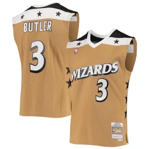 Maravilloso Exquisito Caron Butler Washington Wizards 2001/02 Hardwood Classics Swingman Jersey Gold