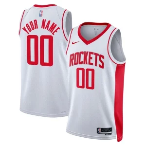 Maravilloso Genial Houston Rockets Nike Unisex Swingman Custom Jersey White Association Edition