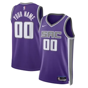 Maravilloso Magnífico Moderno Sacramento Kings Nike Unisex Swingman Custom Jersey Purple Icon Edition