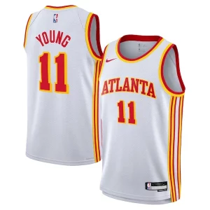 Maravilloso Perfecto Atractivo Trae Young Atlanta Hawks Nike Youth Swingman Jersey Association Edition White