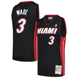Moderno Atractivo Cool Dwyane Wade Miami Heat 2012/13 Hardwood Classics Swingman Jersey Black