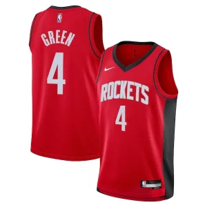 Moderno Atractivo Fácil de llevar Jalen Green Houston Rockets Nike Youth Swingman Jersey Icon Edition Red