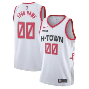 Moderno Estupendo Houston Rockets Nike 2019/20 Swingman Custom Jersey White City Edition