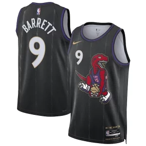 Moderno RJ Barrett Toronto Raptors Nike Unisex 2024/25 Swingman Player Jersey City Edition Black