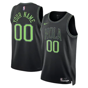 Moderno Robusto Clásico New Orleans Pelicans Nike Unisex 2023/24 Custom Swingman Jersey Black City Edition