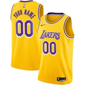 Original Atractivo Delicioso Los Angeles Lakers Nike Custom Swingman Jersey Gold Icon Edition